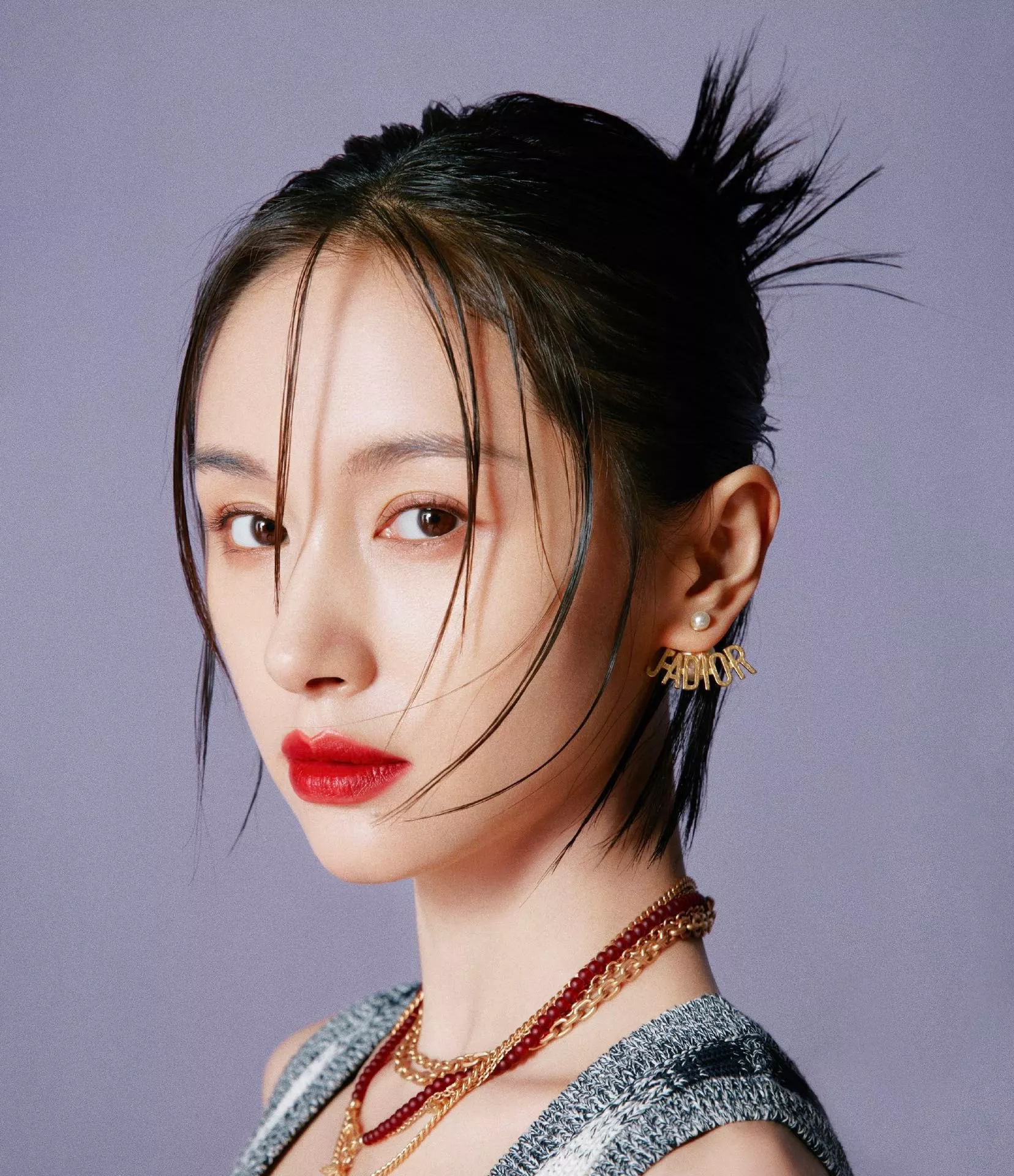 디올 레터 진주 이어링 상세 이미지 12