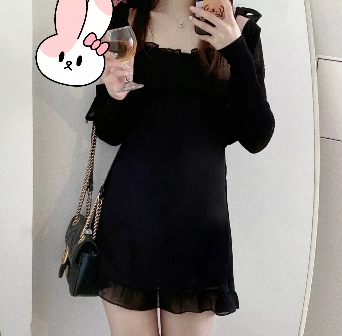 디올 빈티지 하트 로고 목걸이 상세 이미지 10