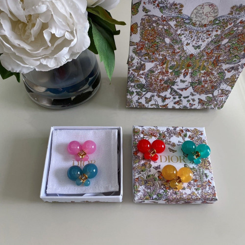 디올 캔디 더블 비즈 이어링