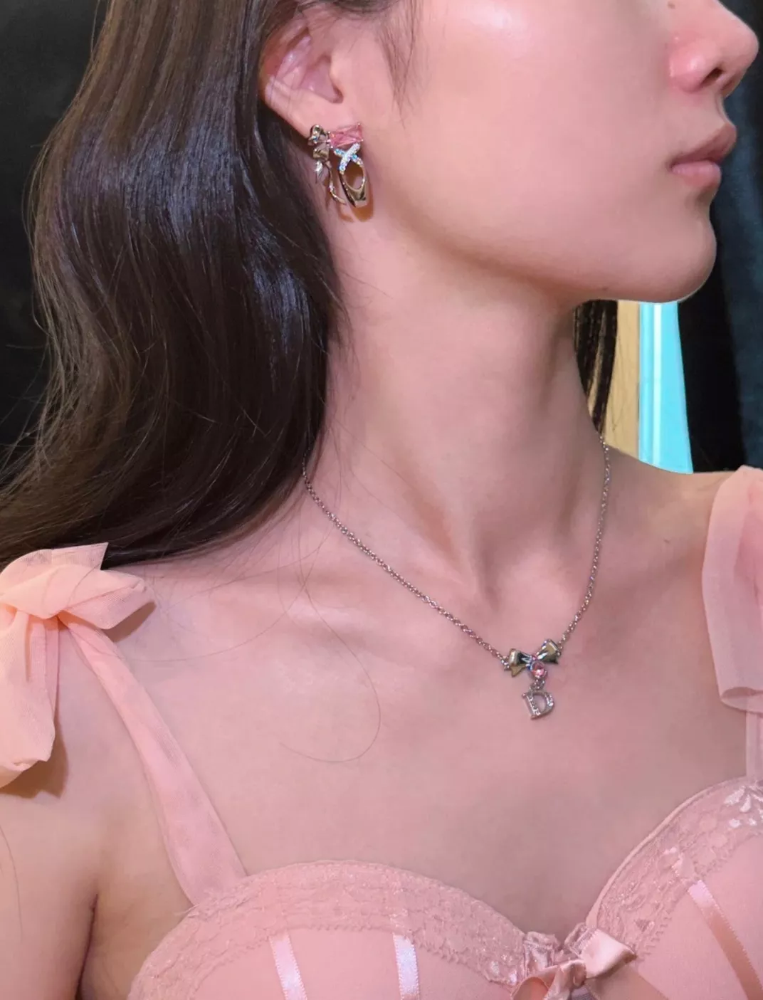 디올 리본 모티브 빈티지 목걸이 상세 이미지 11