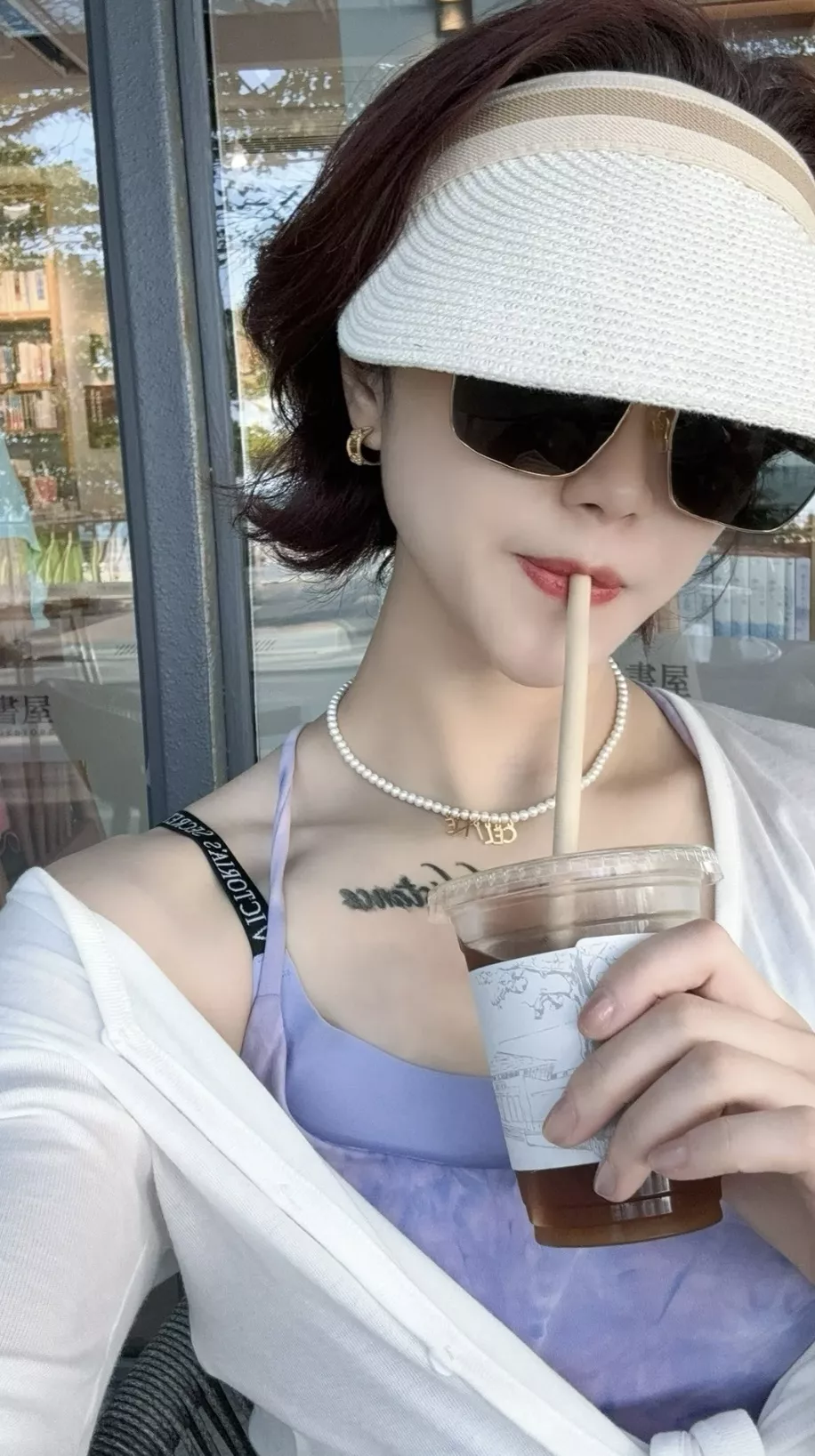 셀린느 로고 레터 진주 목걸이와 팔찌 세트 상세 이미지 19