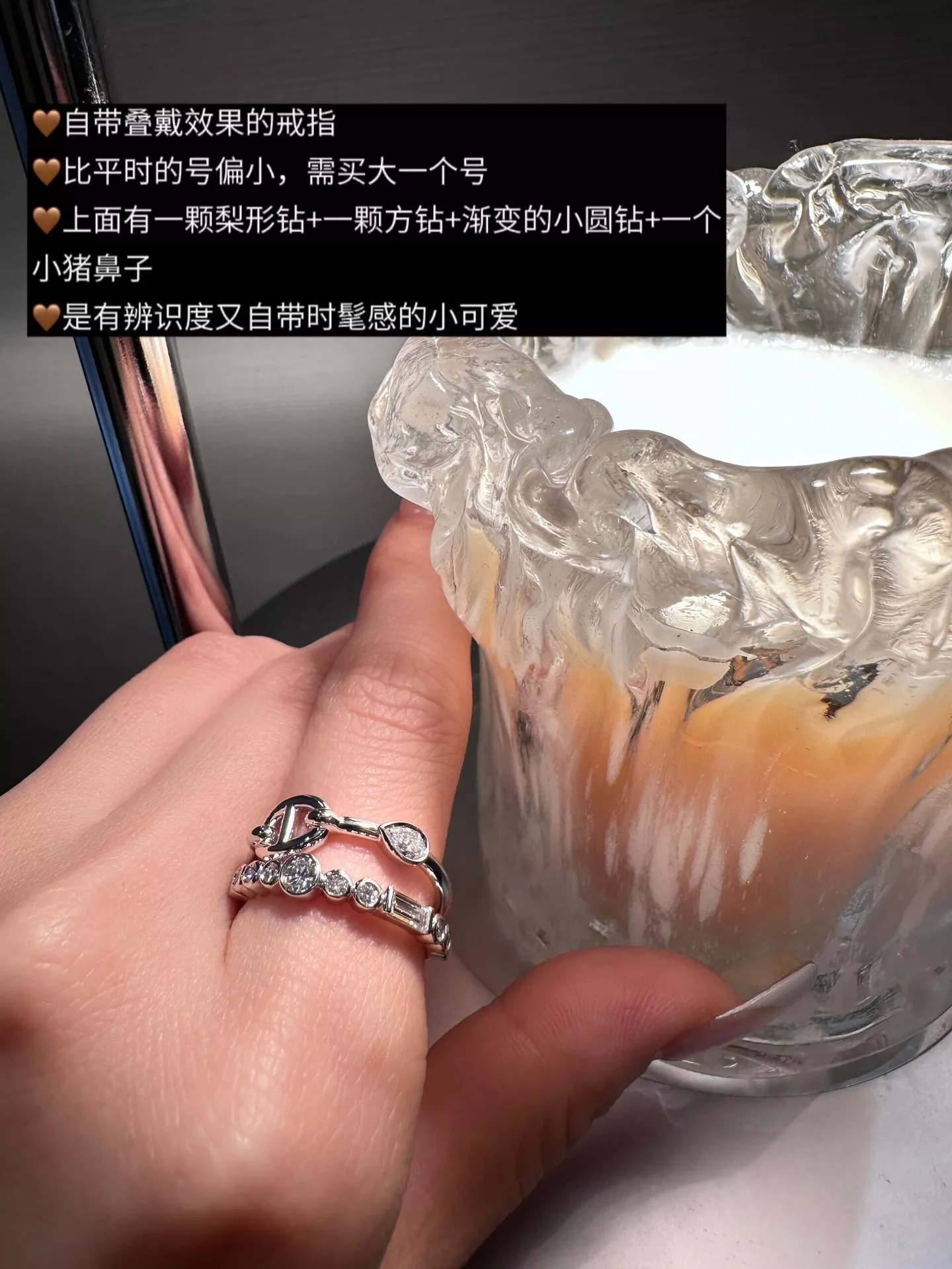 에르메스 H 돼지코 모티브 링 상세 이미지 19
