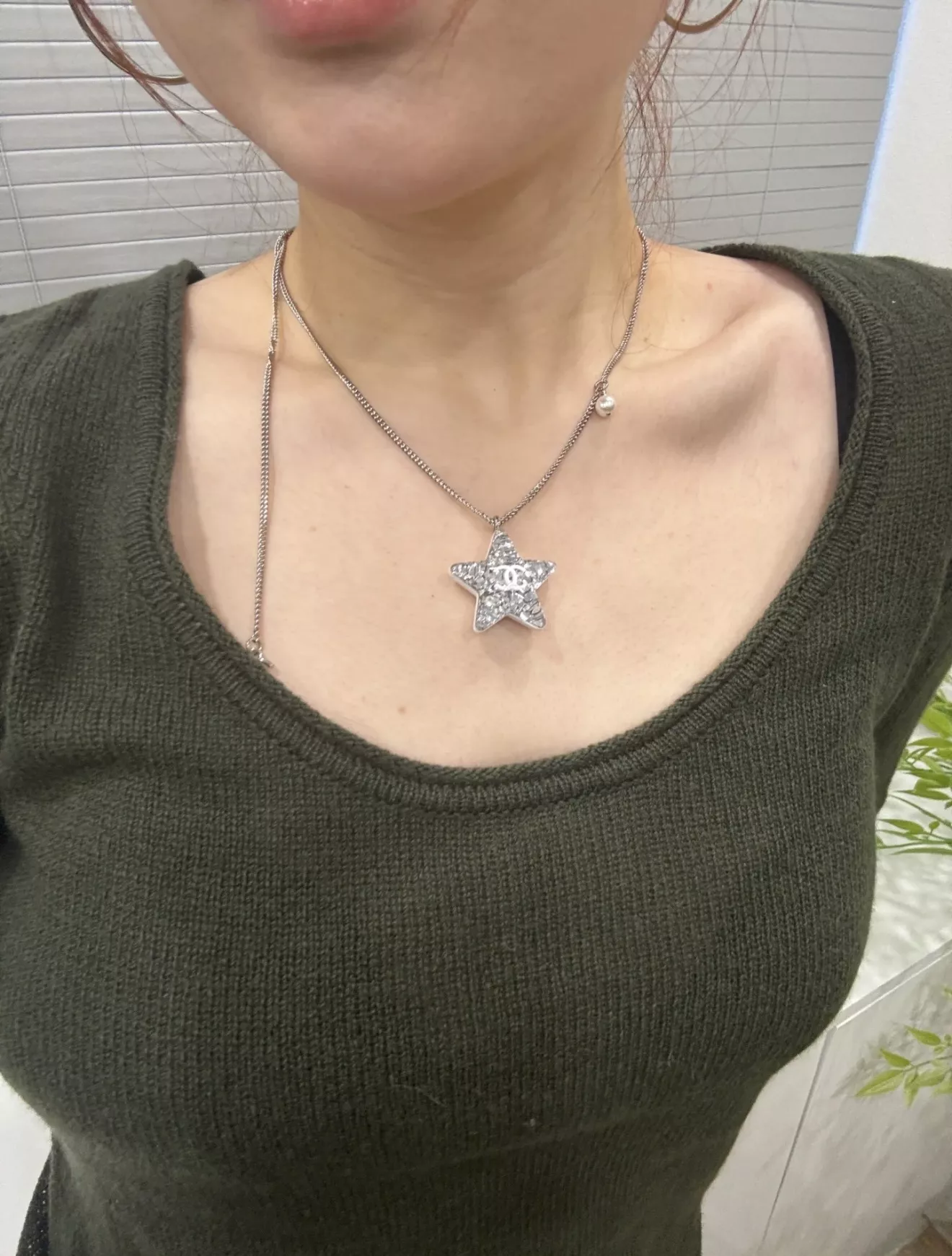 샤넬 스타 장식 아크릴 목걸이 상세 이미지 11