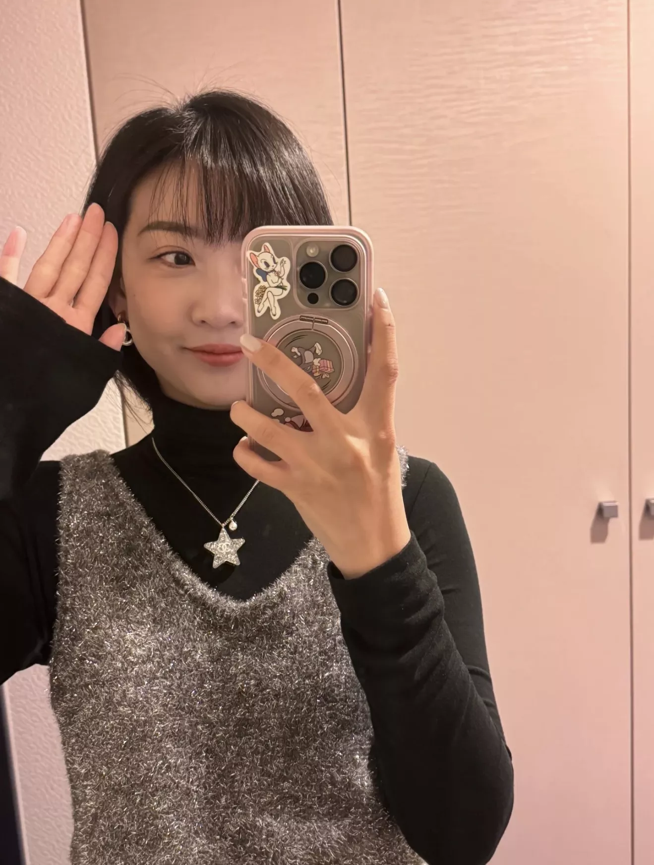 샤넬 스타 장식 아크릴 목걸이 상세 이미지 34