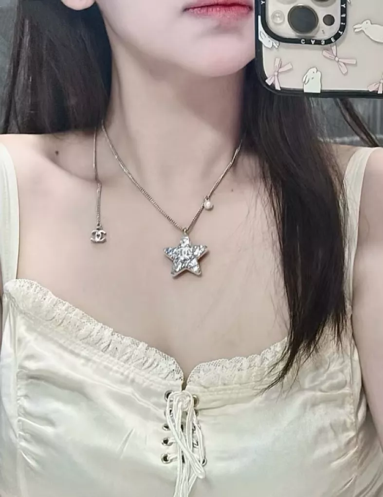 샤넬 스타 장식 아크릴 목걸이 상세 이미지 27
