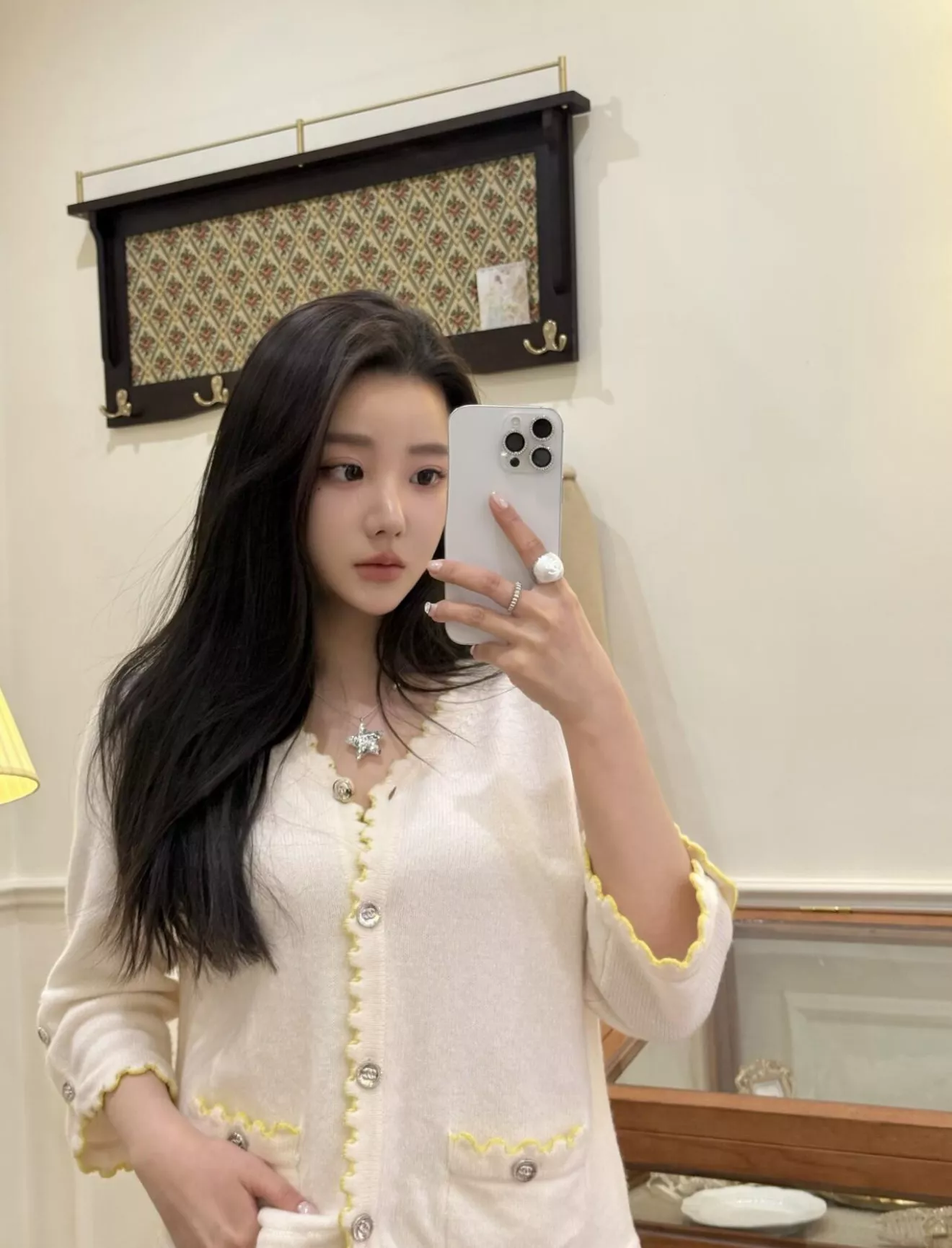 샤넬 스타 장식 아크릴 목걸이 상세 이미지 32
