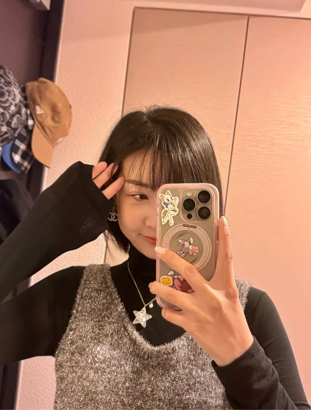 샤넬 스타 장식 아크릴 목걸이 상세 이미지 25