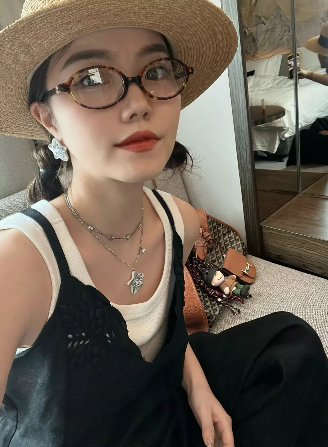 샤넬 스타 장식 아크릴 목걸이 상세 이미지 28