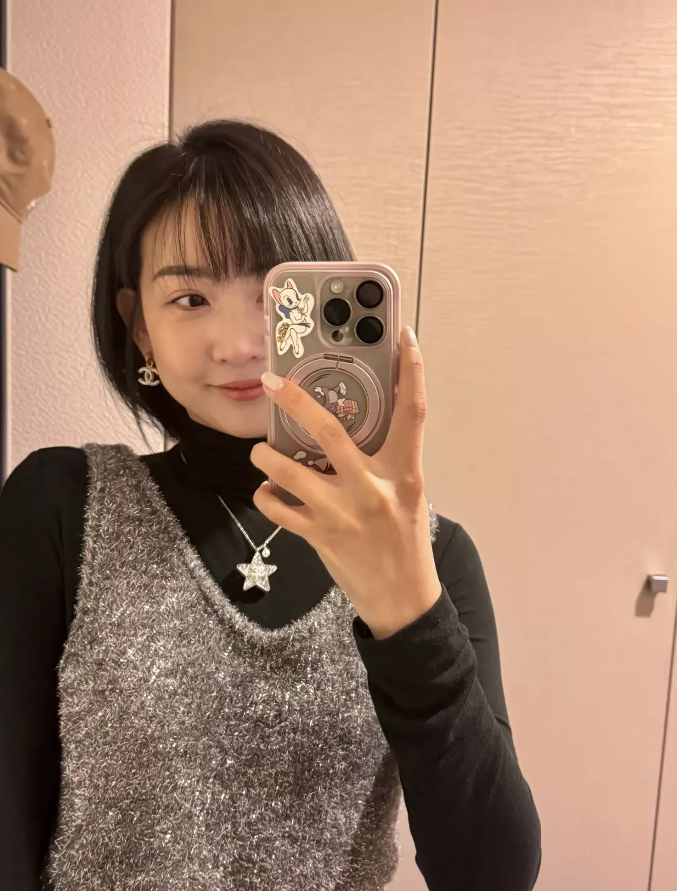 샤넬 스타 장식 아크릴 목걸이 상세 이미지 33