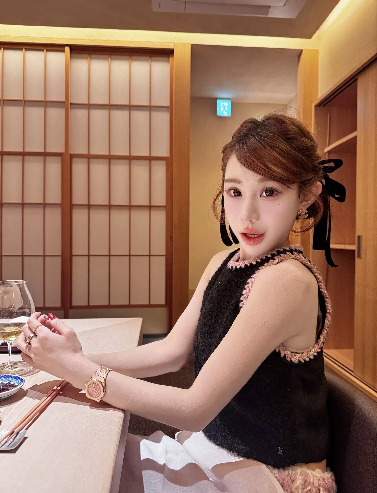 샤넬 더블 C 핑크 이어링 상세 이미지 10