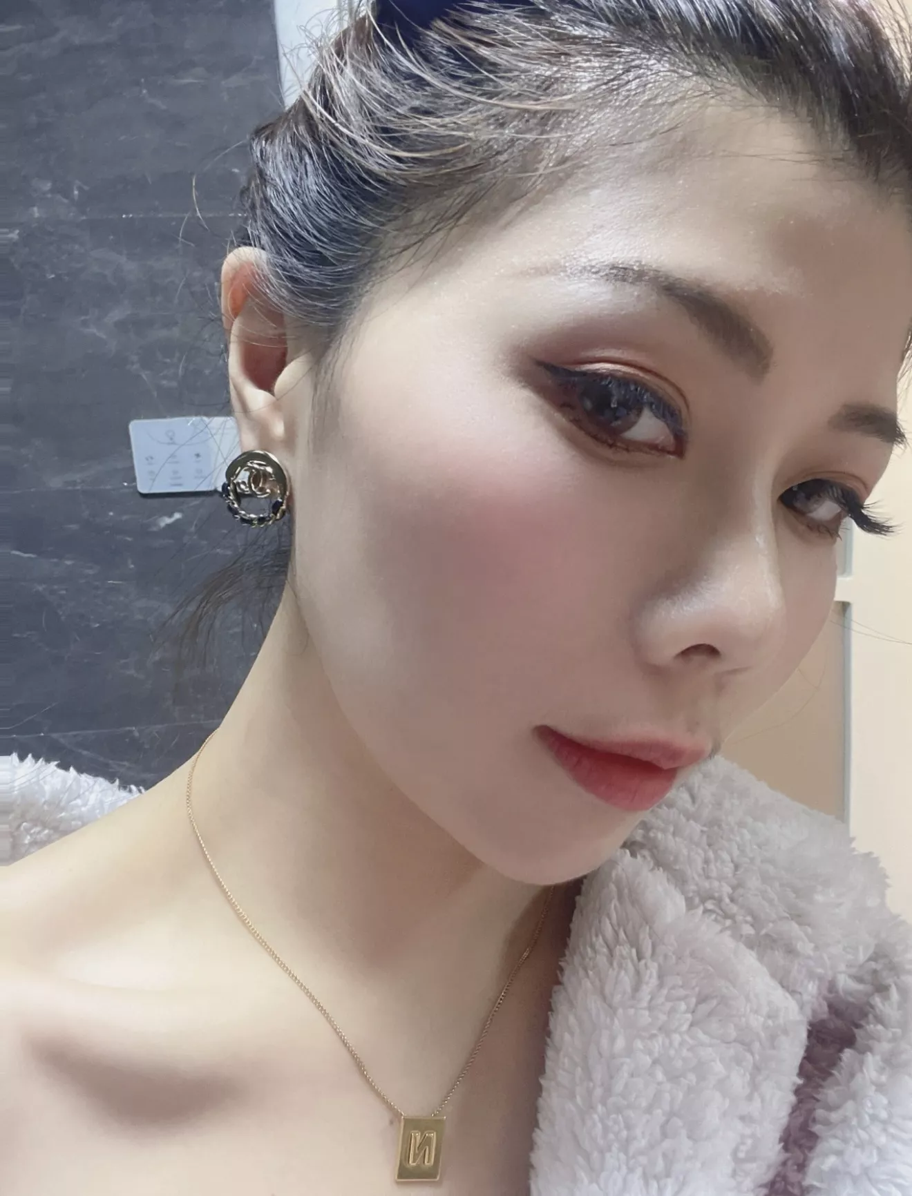 샤넬 체인 디테일 원형 귀걸이 상세 이미지 29