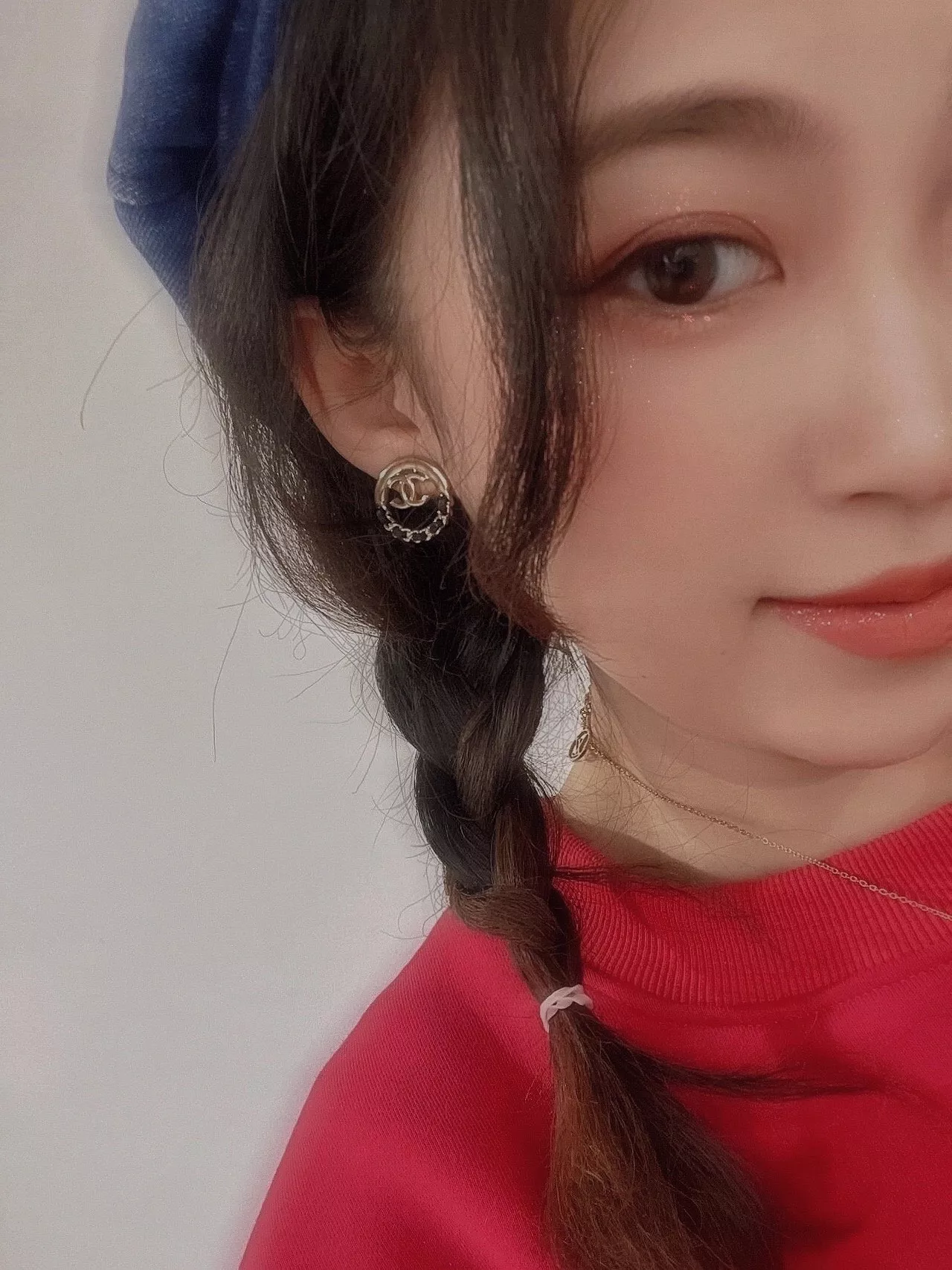 샤넬 체인 디테일 원형 귀걸이 상세 이미지 21