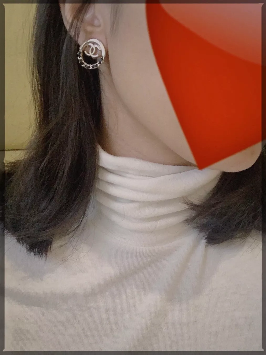 샤넬 체인 디테일 원형 귀걸이 상세 이미지 18