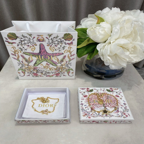 디올 CD 오각별 체인 팔찌
