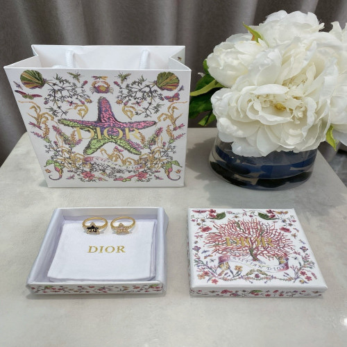 디올 오각별 CD 레진 링