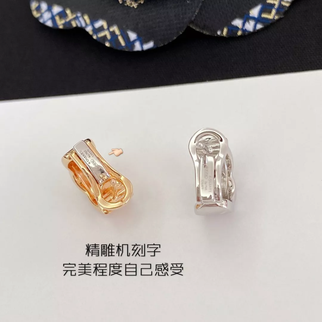 샤넬 코코 크러쉬 퀼팅 패턴 이어링 상세 이미지 8