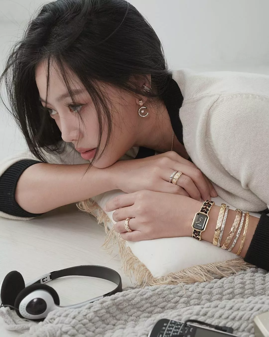 샤넬 코코 크러쉬 워터문 드롭 이어링 상세 이미지 11