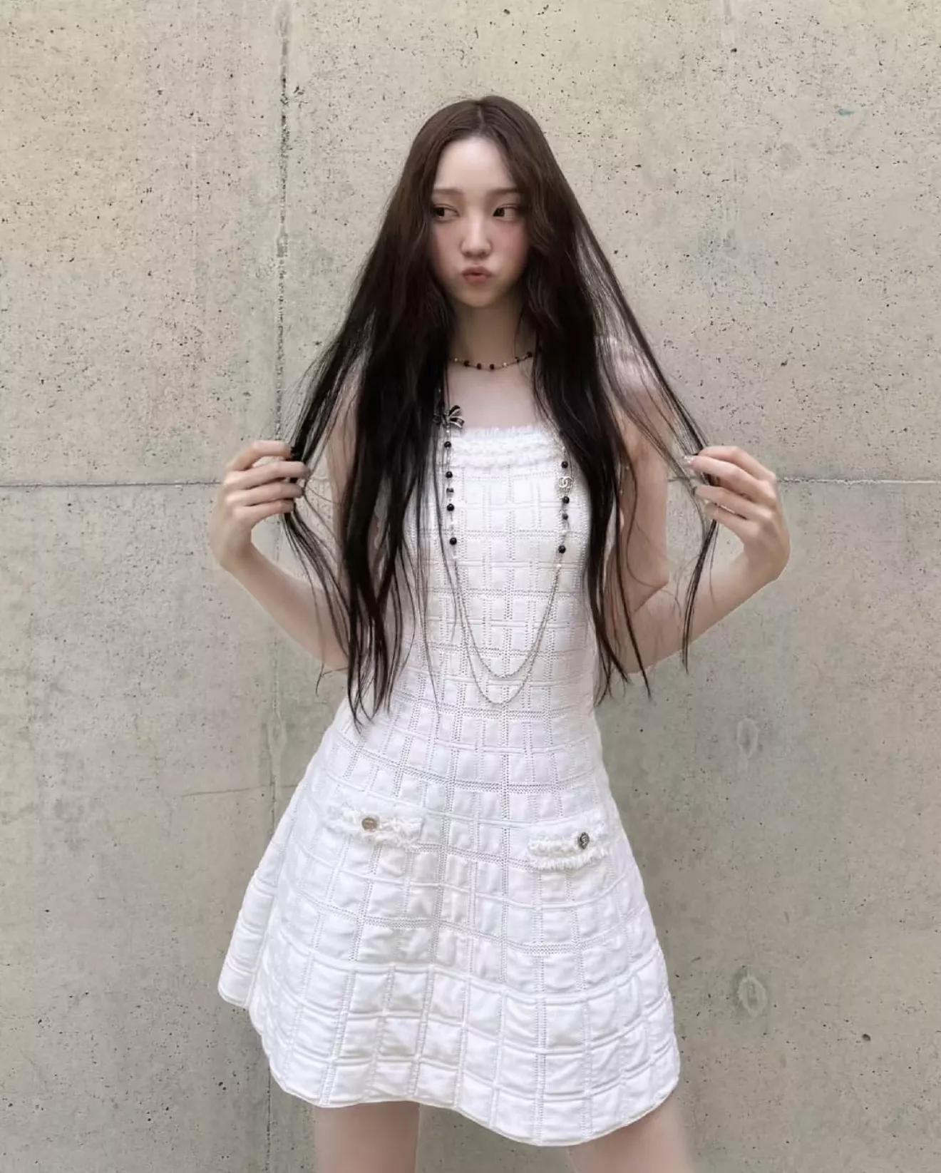 샤넬 진주 롱체인 나비 리본 목걸이 상세 이미지 23