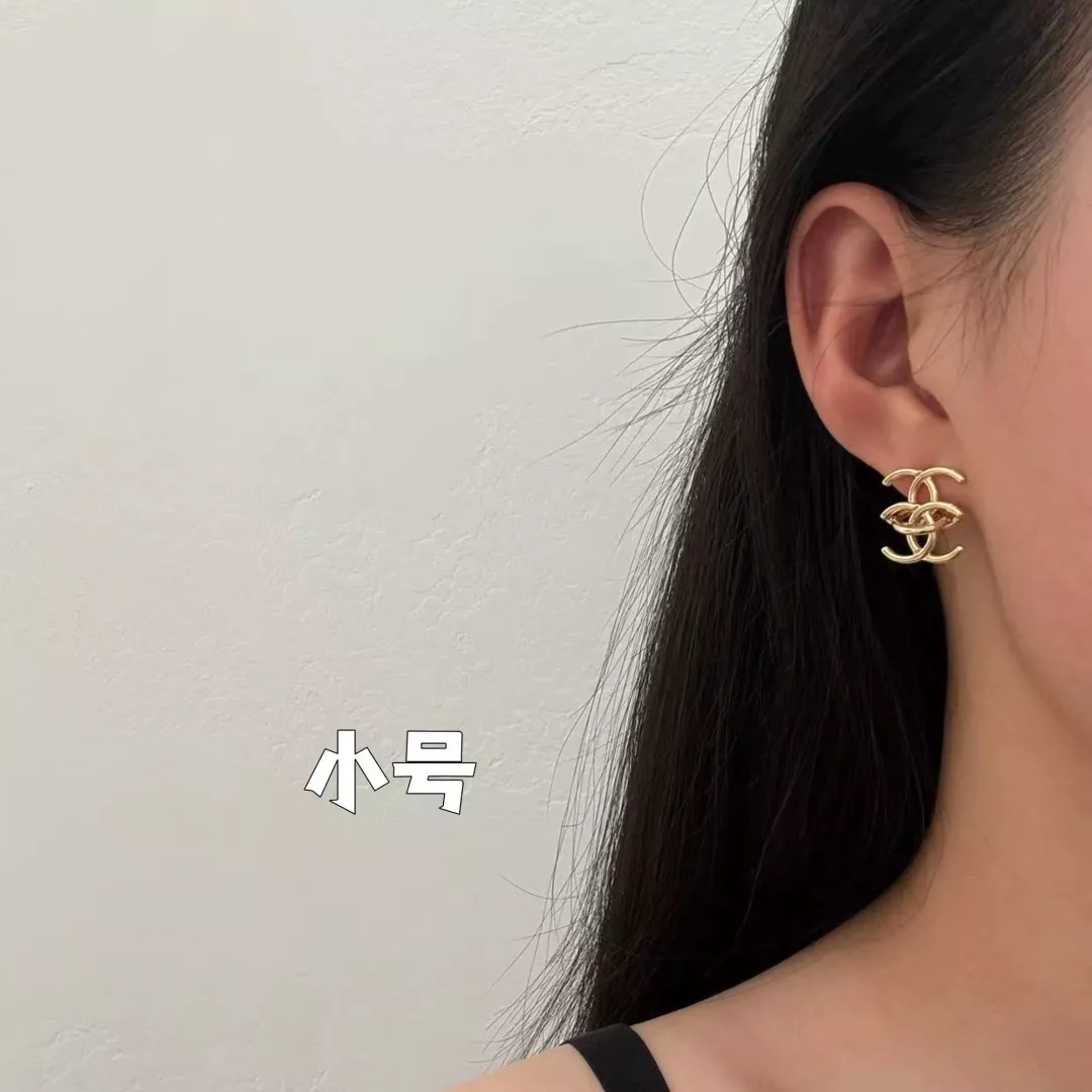 샤넬 겹쳐진 더블 C 이어링 상세 이미지 13