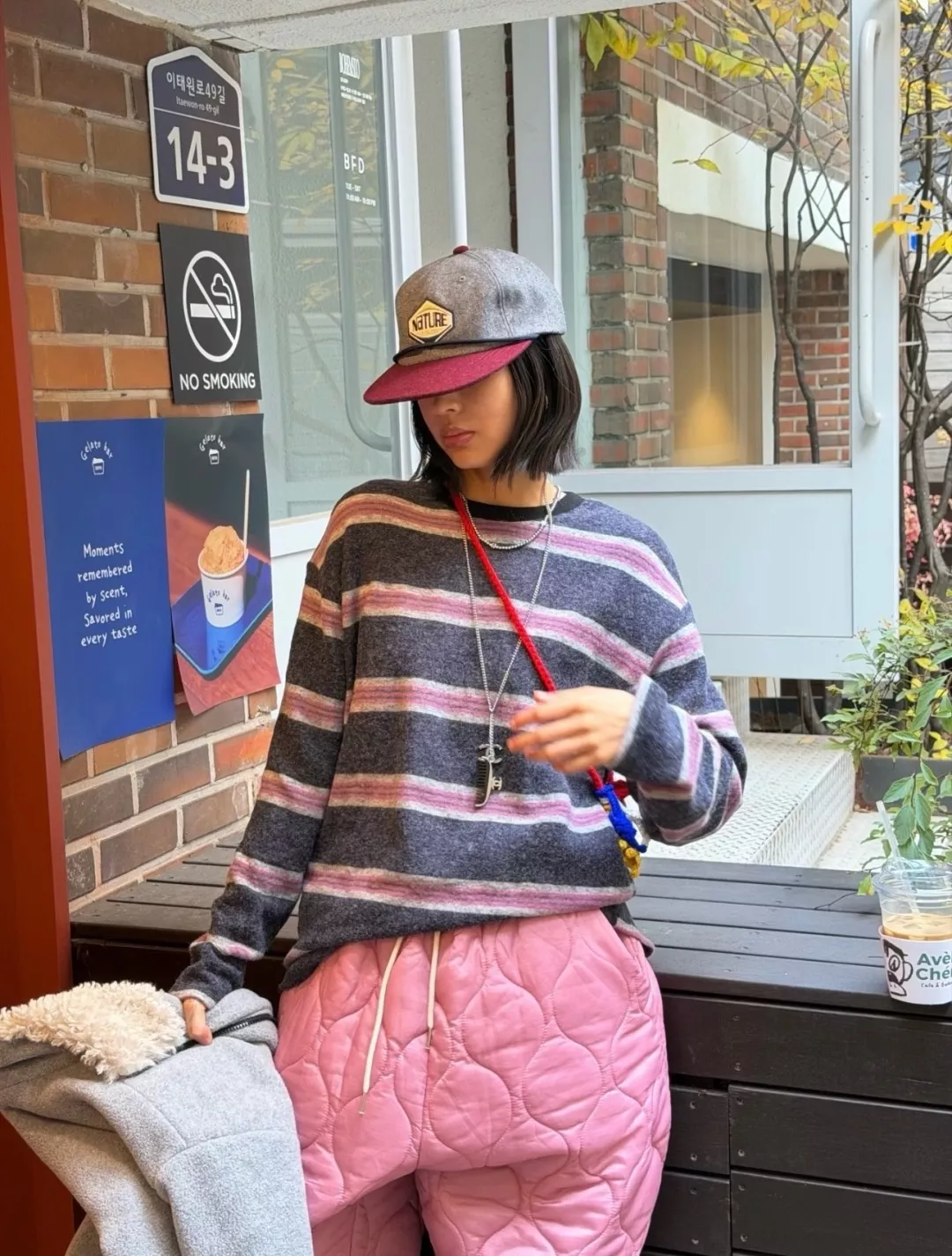 샤넬 빗 모티브 더블 C 펜던트 목걸이 상세 이미지 11