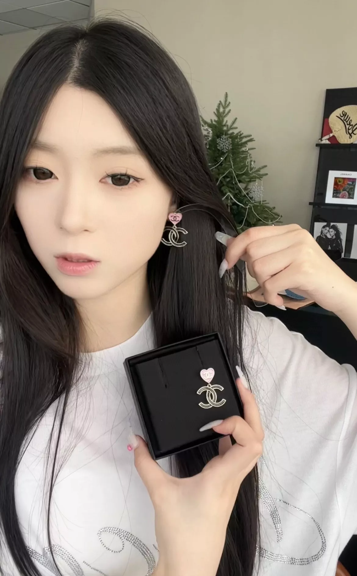 샤넬 하트 더블 C 귀걸이 상세 이미지 24