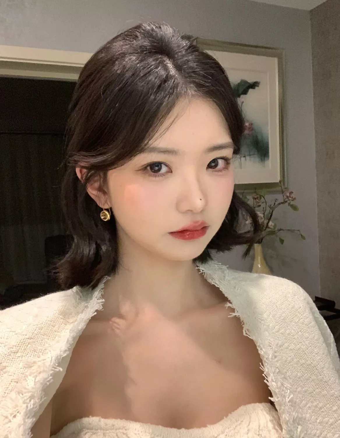 샤넬 빈티지 스타일 골드 이어링 상세 이미지 17