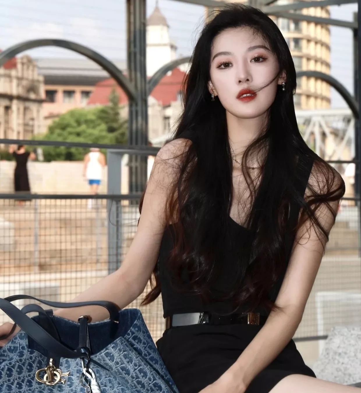 디올 레드 하트 레터링 펜던트 목걸이 상세 이미지 23