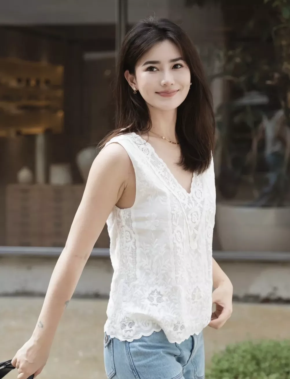 디올 레드 하트 레터링 펜던트 목걸이 상세 이미지 29