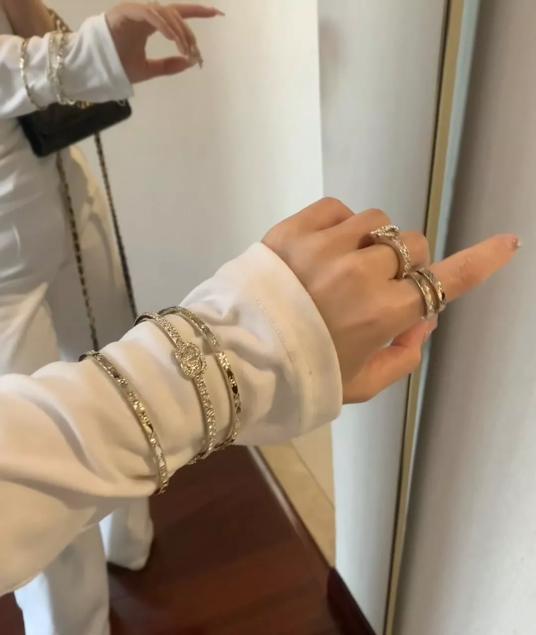 샤넬 코코 크러시 무드 뱅글 팔찌 3종 세트 상세 이미지 13
