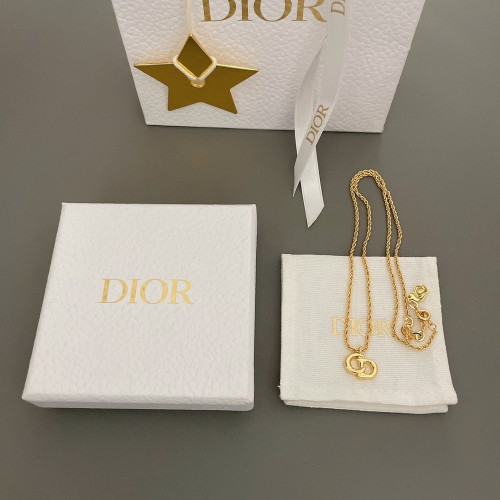 디올 빈티지 스타일 CD 목걸이