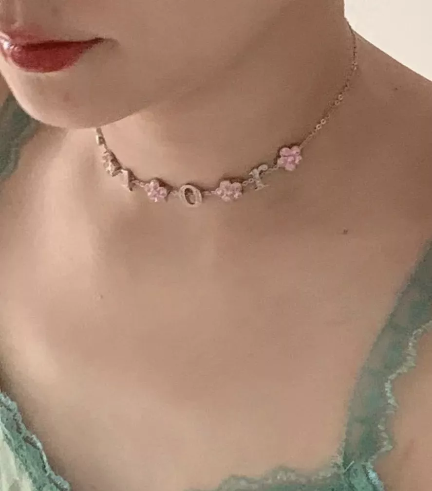 디올 빈티지 플라워 모티브 목걸이 상세 이미지 13