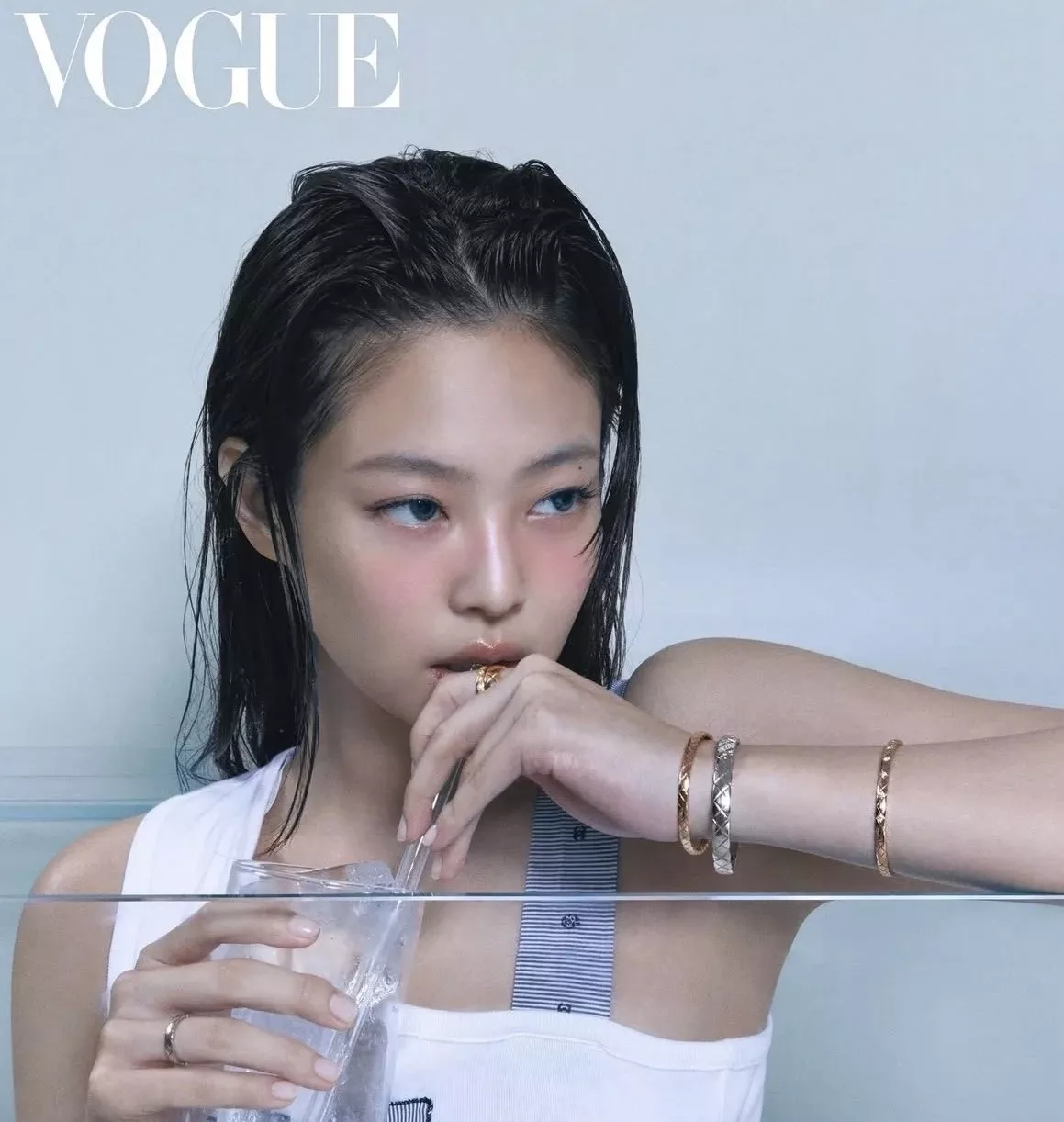 샤넬 퀼팅 패턴 하프 다이아 뱅글 팔찌 상세 이미지 31