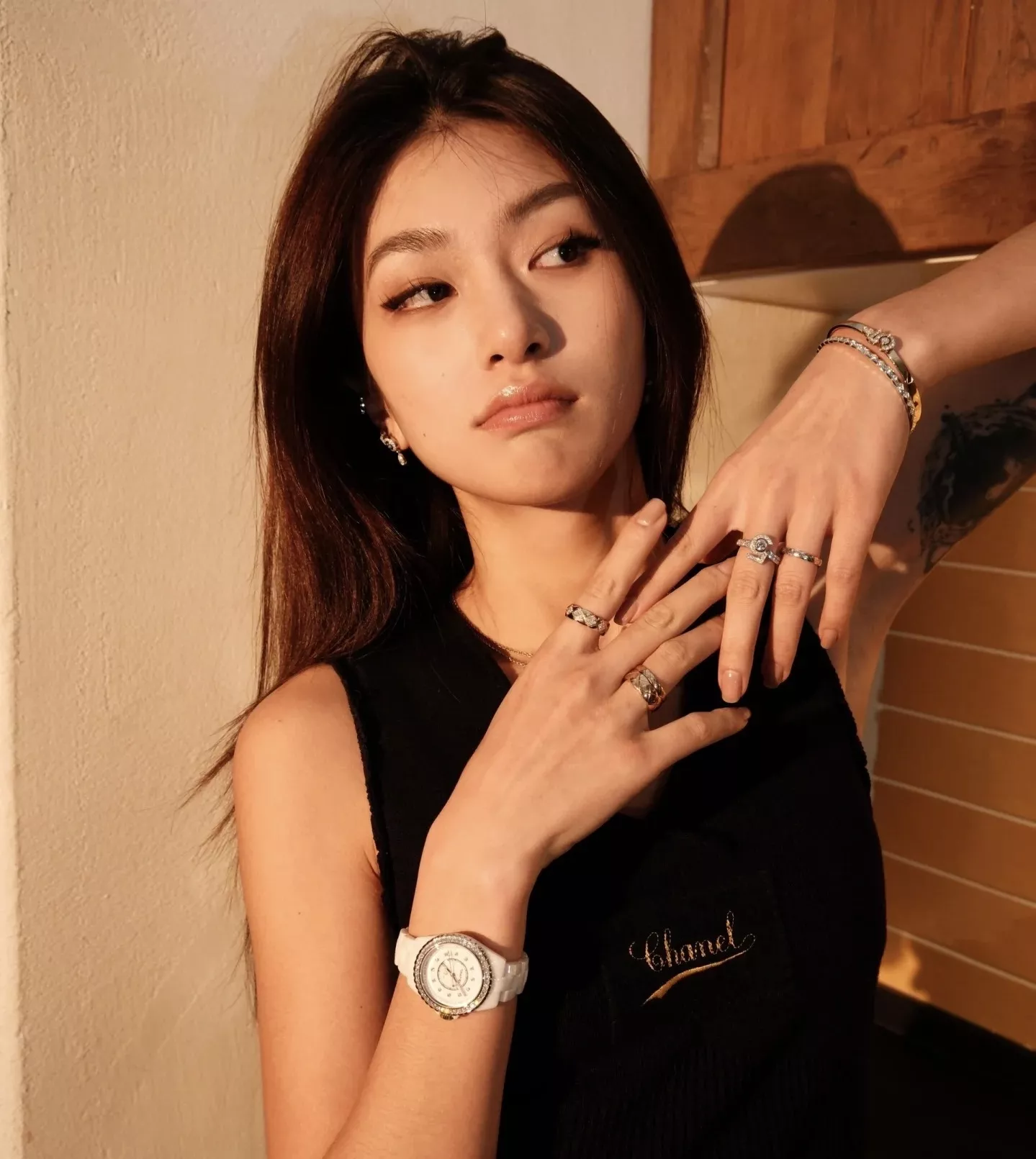 샤넬 풀 다이아 퀼팅 뱅글 팔찌 상세 이미지 31
