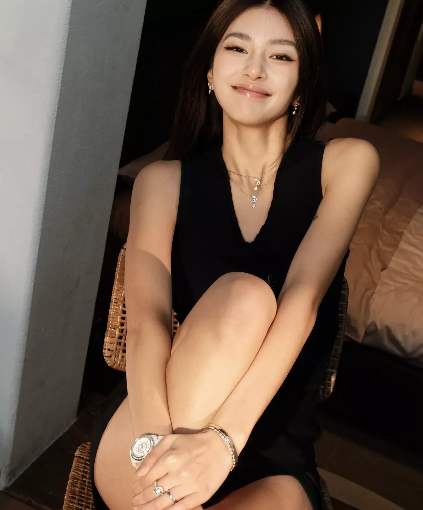샤넬 풀 다이아 퀼팅 뱅글 팔찌 상세 이미지 32