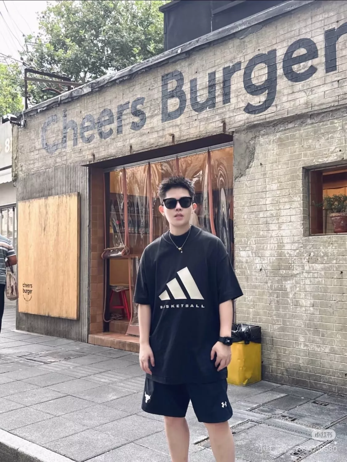 아디다스 농구 레터링 로고 반소매 티셔츠 상세 이미지 23