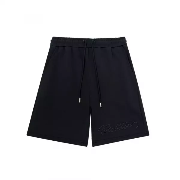 루이비통 자수 레터 로고 캐주얼 밴딩 하프 팬츠