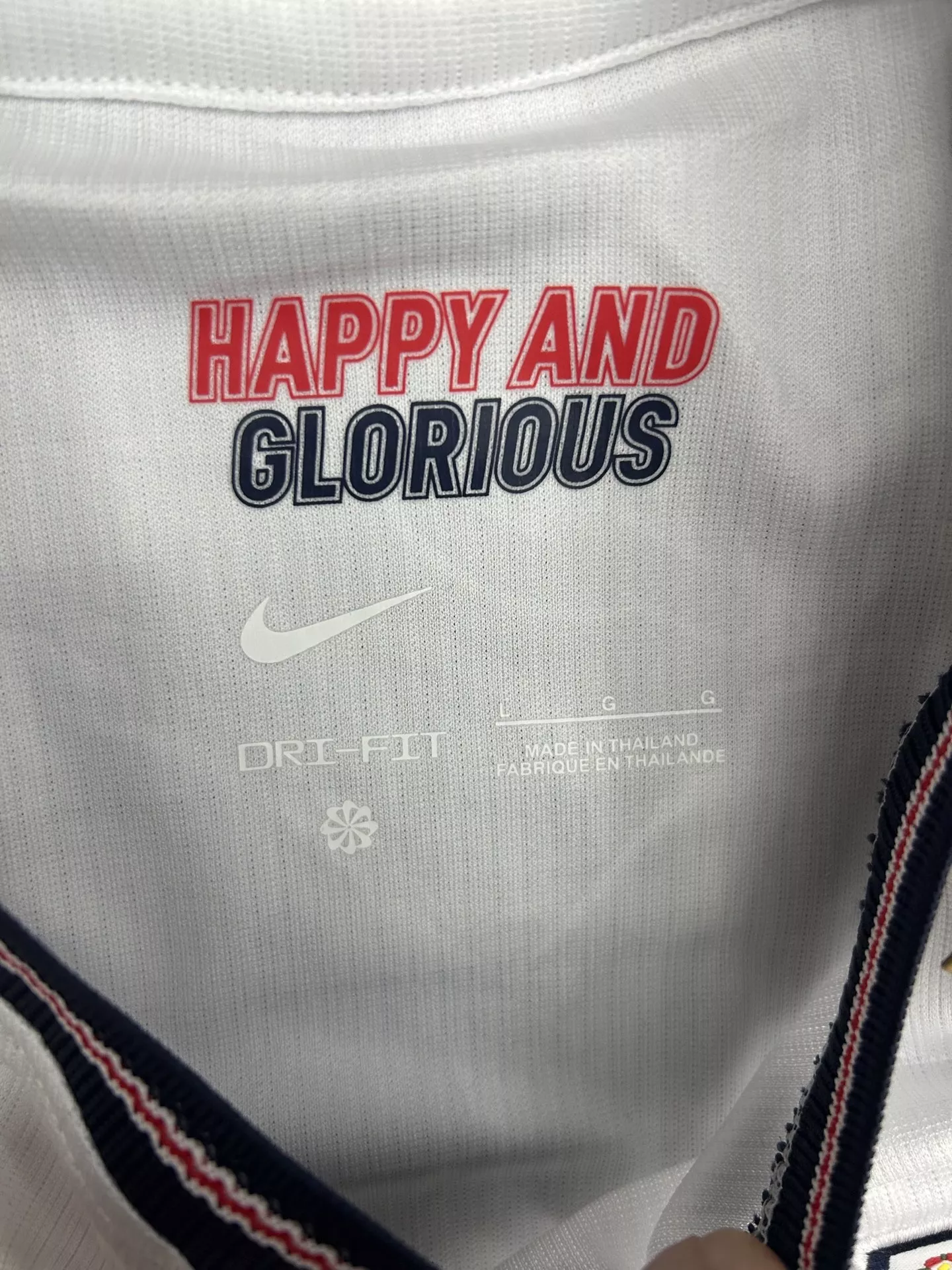 나이키 잉글랜드 홈 축구 유니폼 팬 버전 반소매 티셔츠 상세 이미지 26
