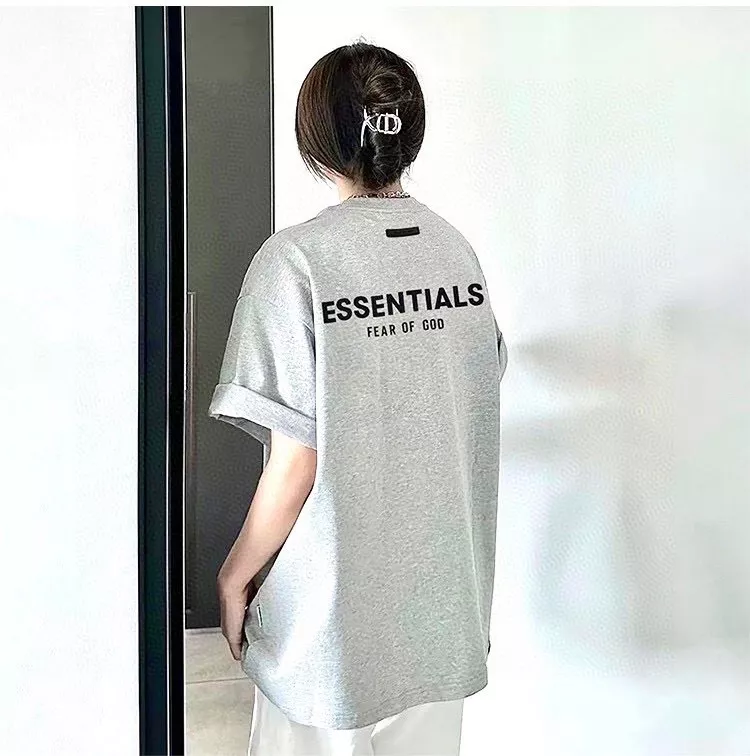 피어오브갓 에센셜스 실리콘 프린트 반소매 티셔츠 상세 이미지 34