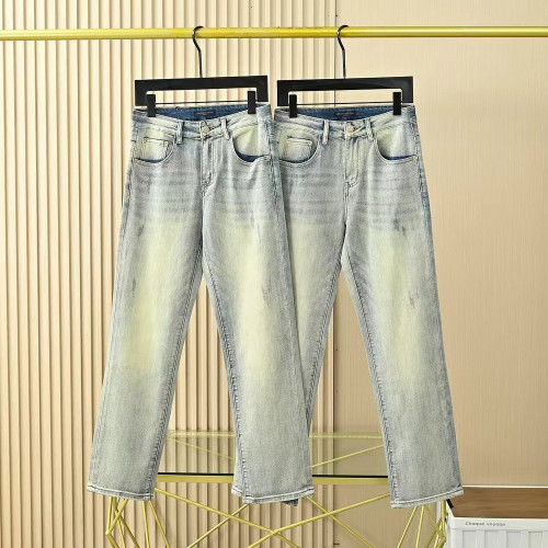 루이비통 남성 워싱 데님 팬츠