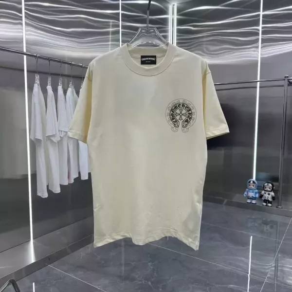 크롬하츠 빈티지 프린트 오버핏 반소매 티셔츠