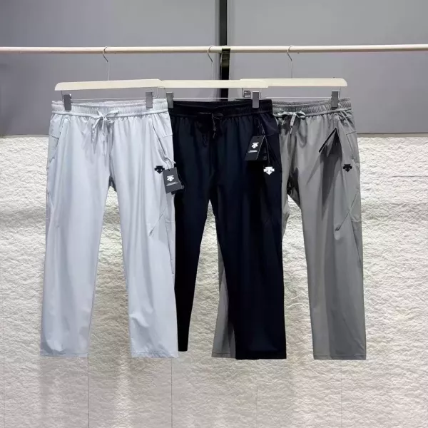 데상트 남성 아웃도어 스포츠 캐주얼 롱팬츠