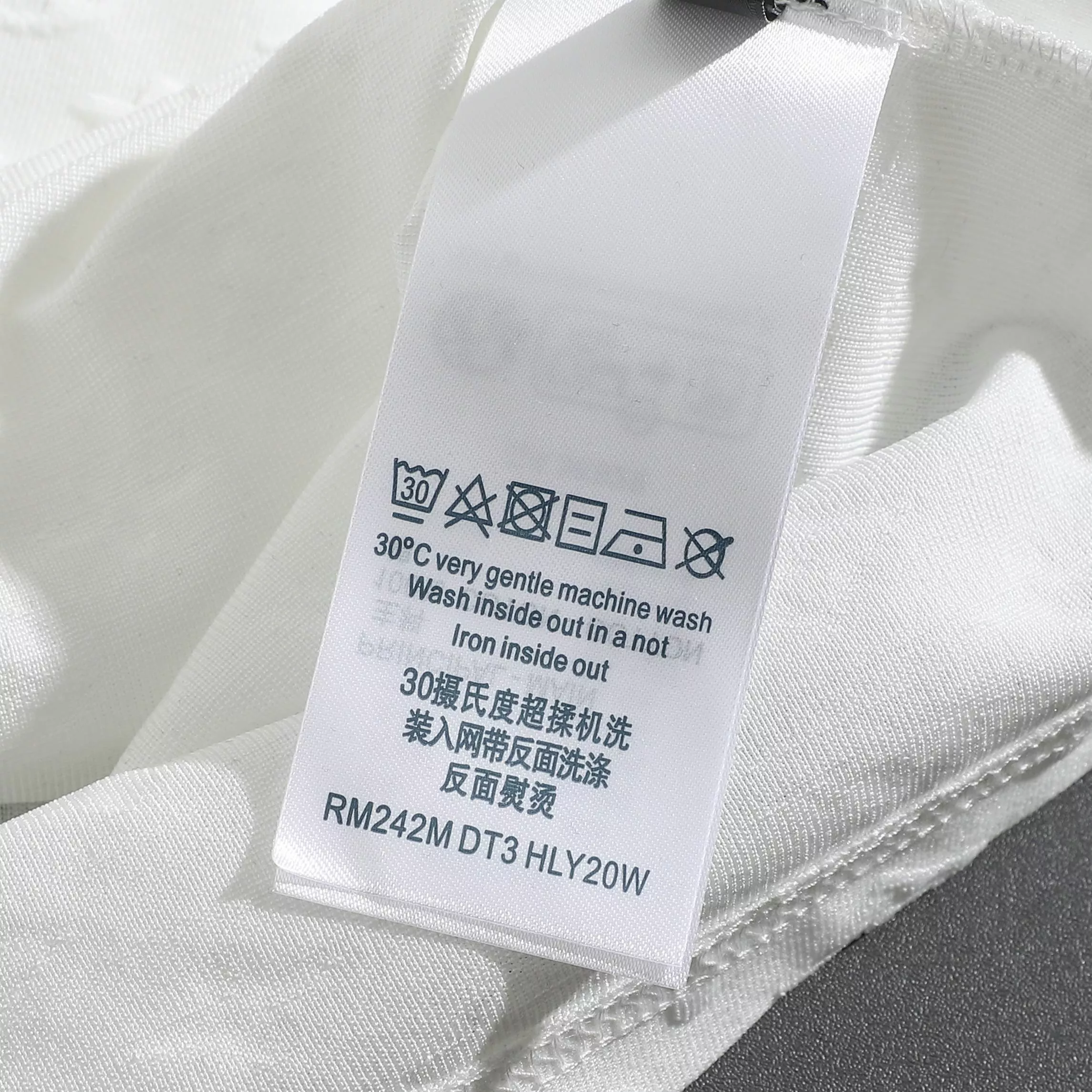 루이비통 자카드 풀패턴 반소매 티셔츠 상세 이미지 12