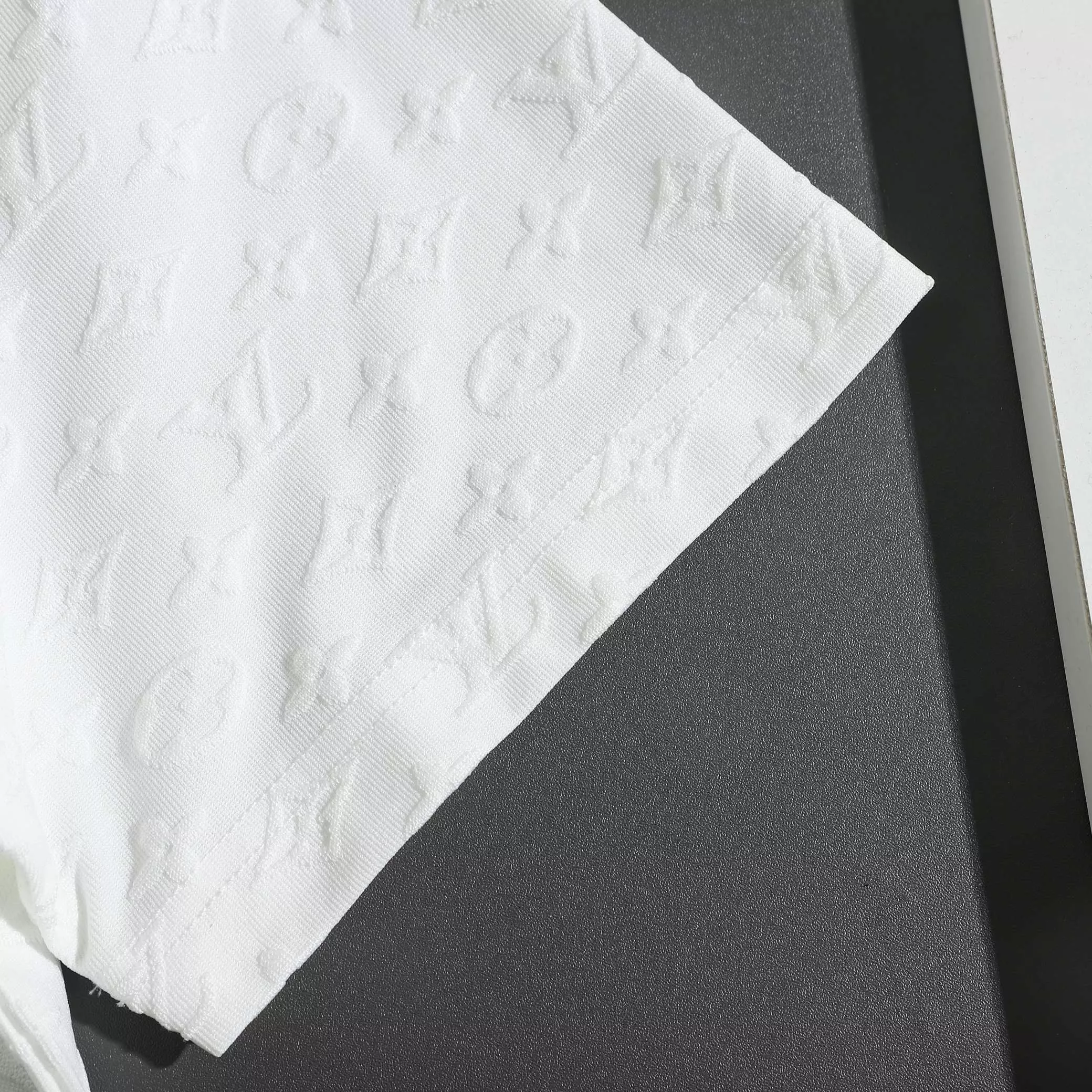 루이비통 자카드 풀패턴 반소매 티셔츠 상세 이미지 10