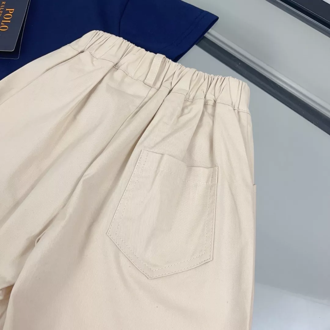 랄프로렌 클래식 포니 로고 카라 반소매 상하의 세트 상세 이미지 9
