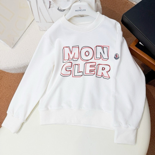 몽클레어 아트 레터 프린트 화이트 맨투맨