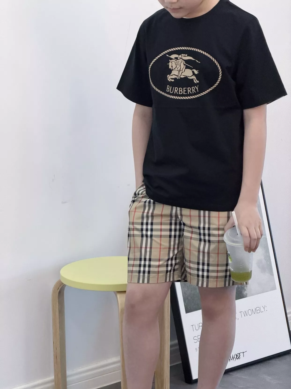 버버리 전마 인장 코튼 반소매 티셔츠 상세 이미지 11