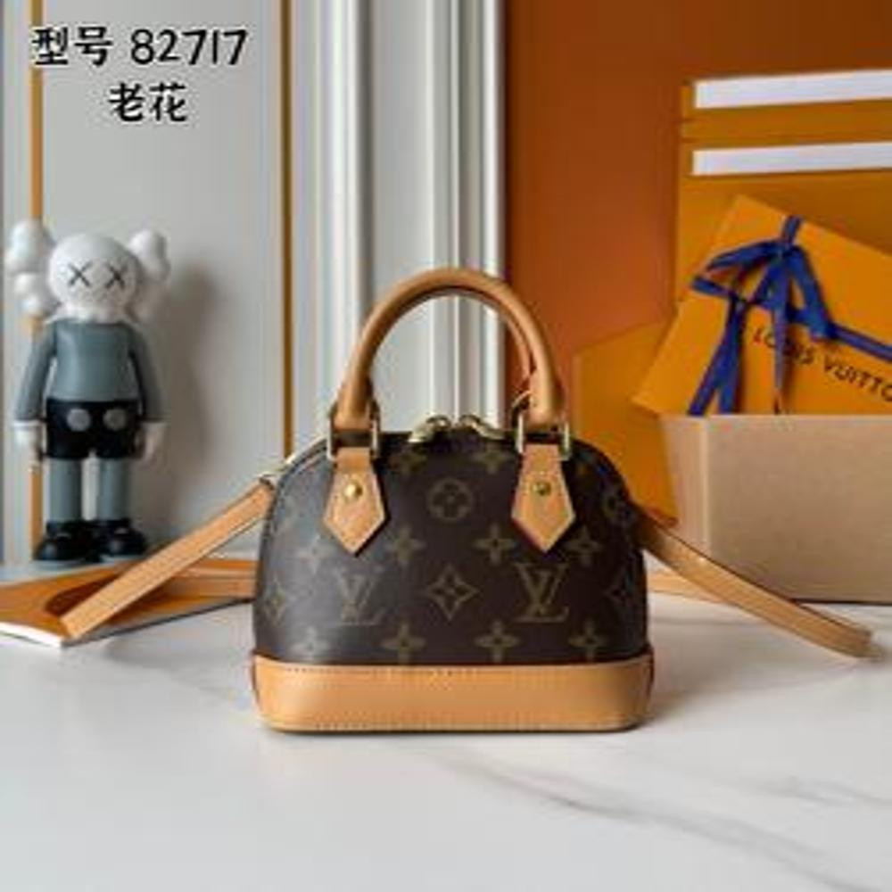 루이비통 나노 알마 체리 프린트 핸드백