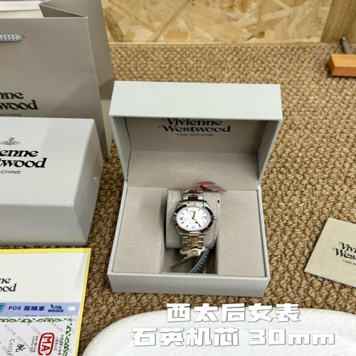 비비안웨스트우드 30mm 빈티지 배색 메탈 워치
