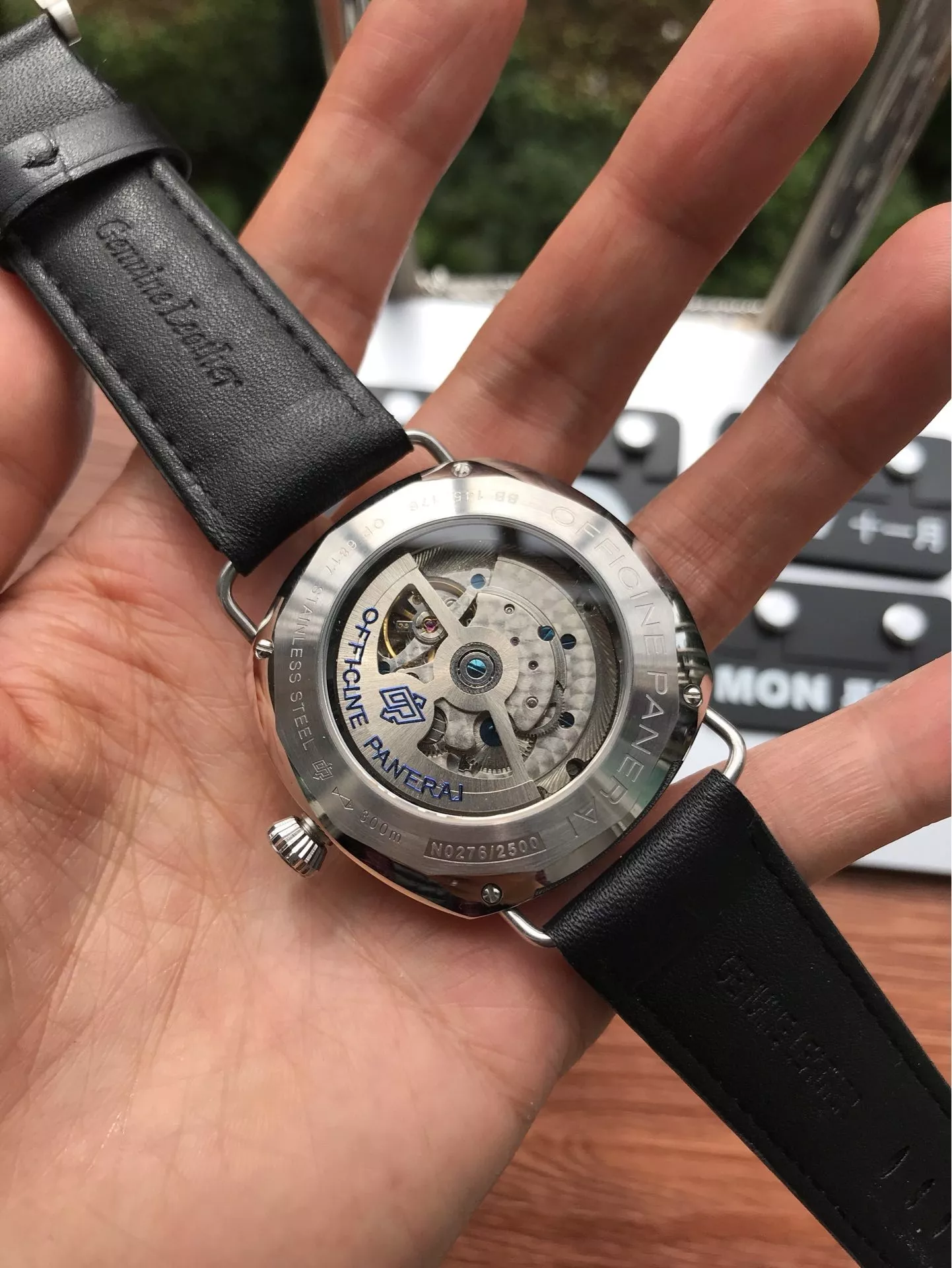 파네라이 1950 시리즈 데이트 44mm 오토매틱 가죽 워치 상세 이미지 7