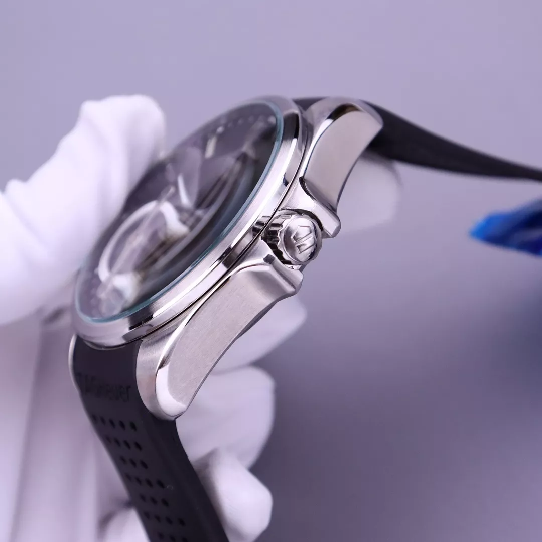태그호이어 까레라 45mm 316L 스틸 수동 기계식 워치 상세 이미지 4